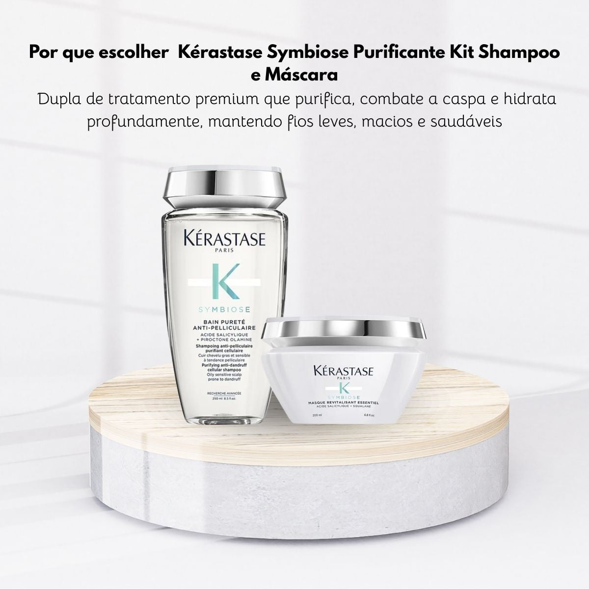 Kit Kérastase Symbiose Purificante Shampoo e Máscara