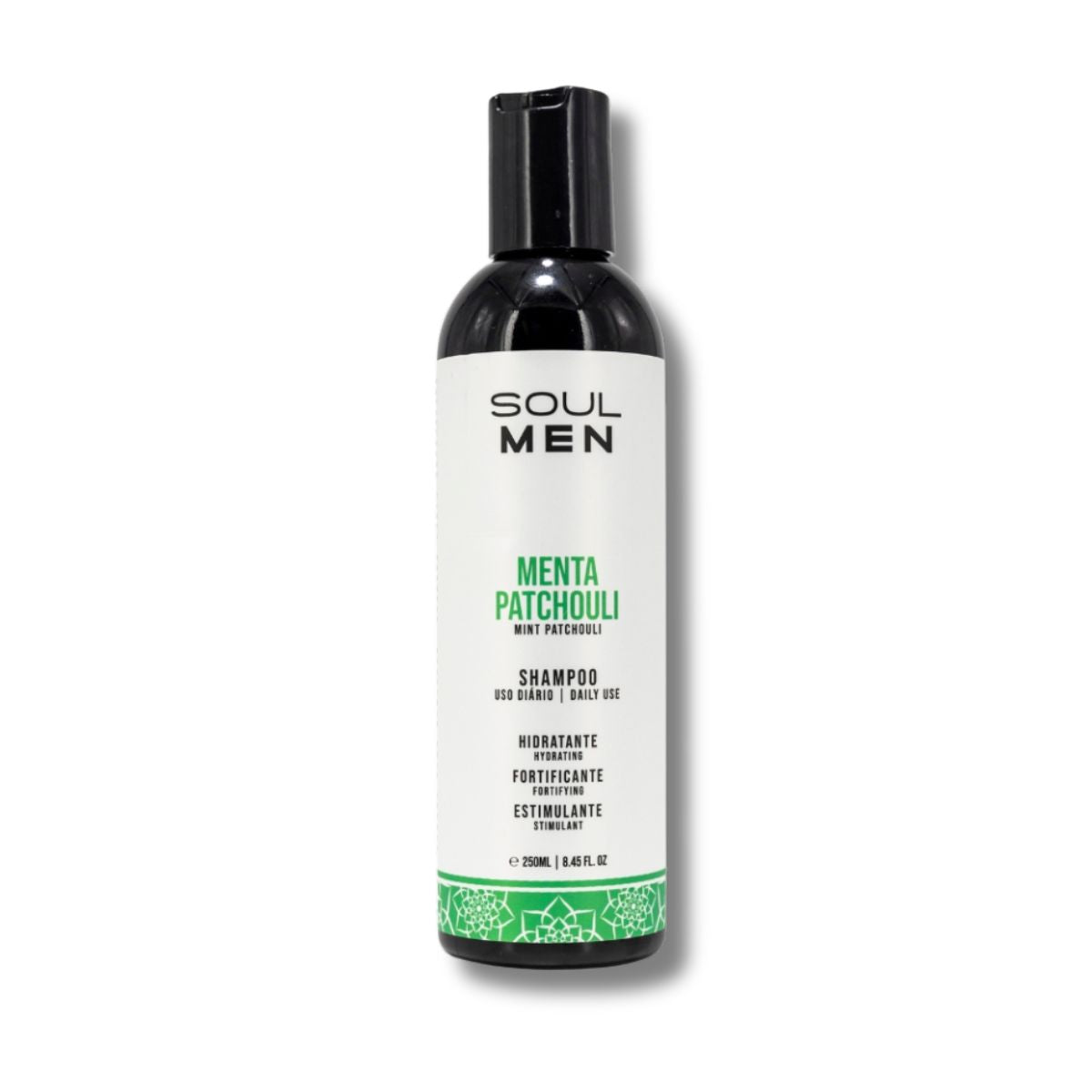 Shampoo Soul Men Menta Menta Patchouli Uso Diário 250 ml