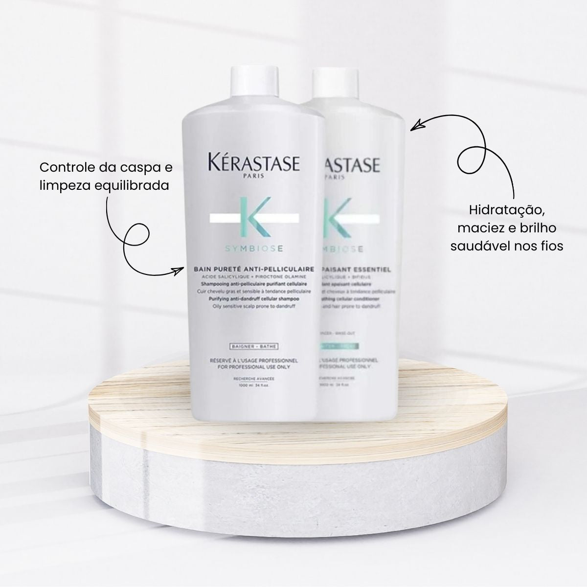 Kit Kérastase Symbiose purificante | Tratamento anticaspa – Doce