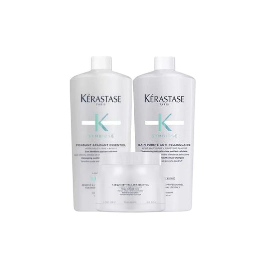 Kit Kérastase Symbiose Purificante Salão (3 Produtos)