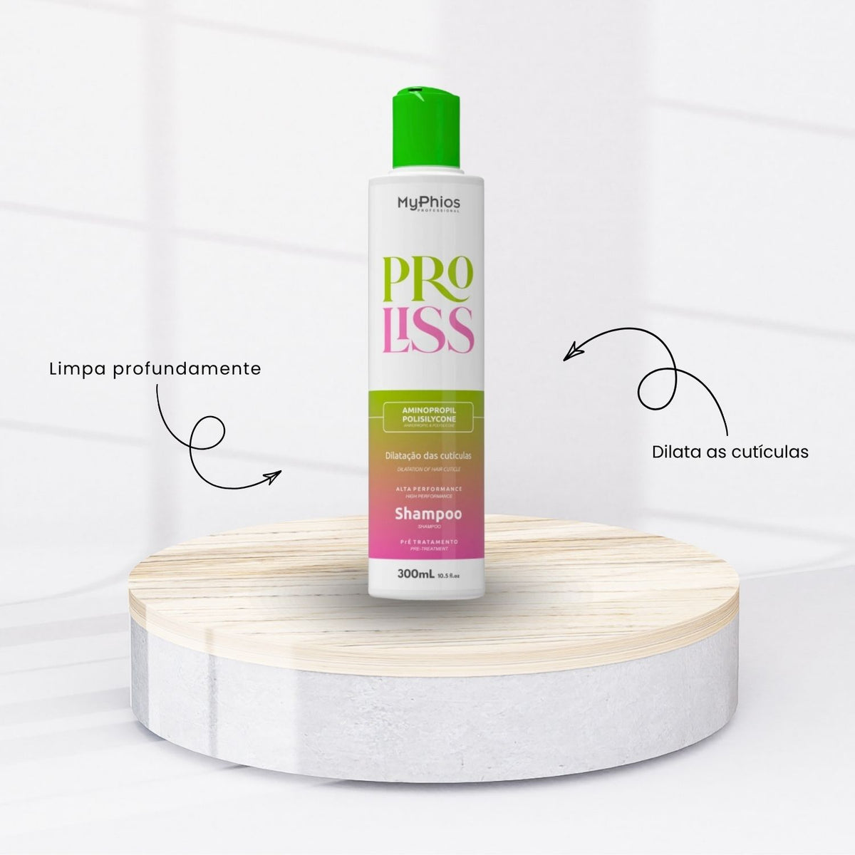 Pré Shampoo Progressiva MyPhios ProLiss Tratamento 300 ml