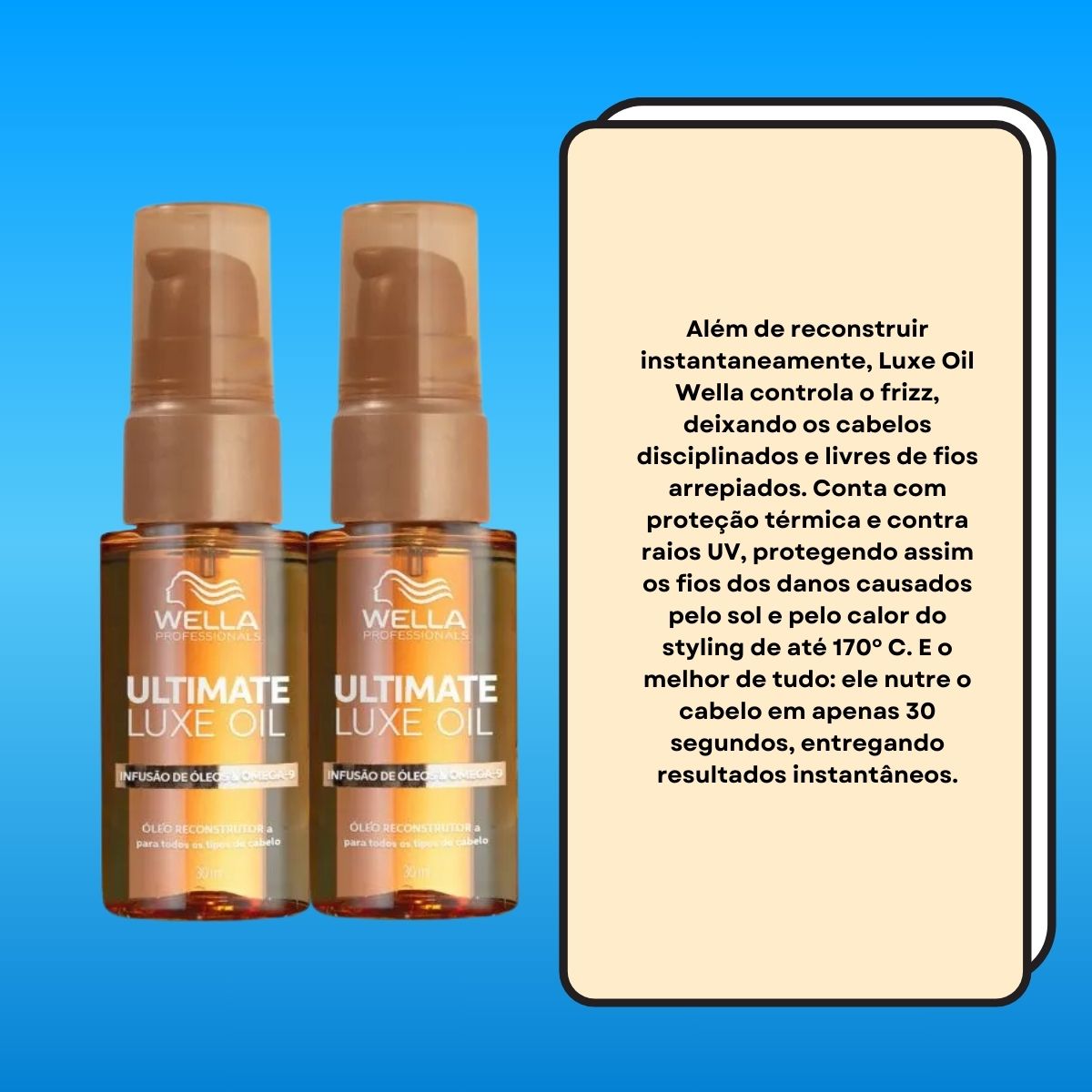 Kit Wella Ultimate Luxe Oil 2 Oleo 30 ml
