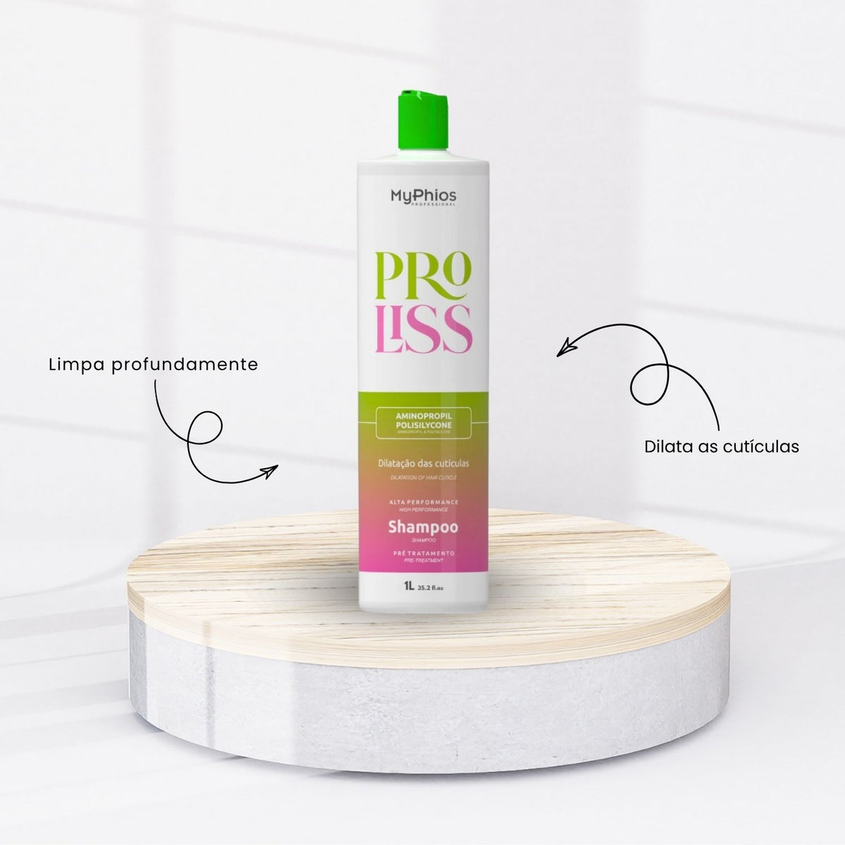 Pré Shampoo MyPhios ProLiss Tratamento 1 Litro