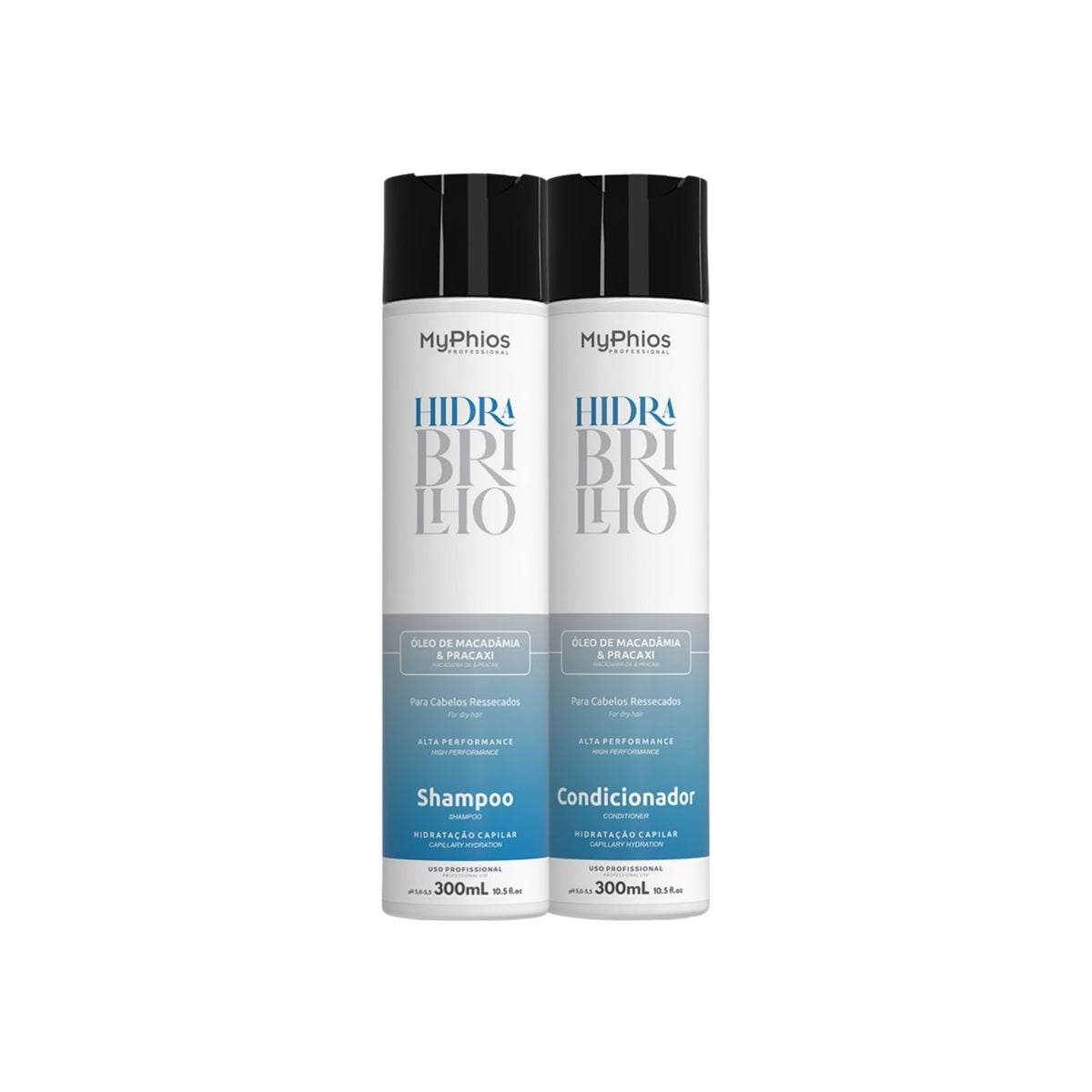 Kit MyPhios Hidra Brilho Shampoo e Condicionador 300 ml