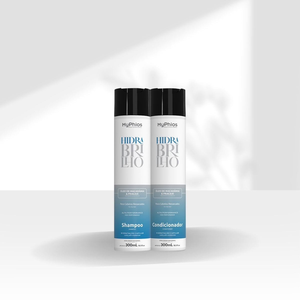 Kit MyPhios Hidra Brilho Shampoo e Condicionador 300 ml