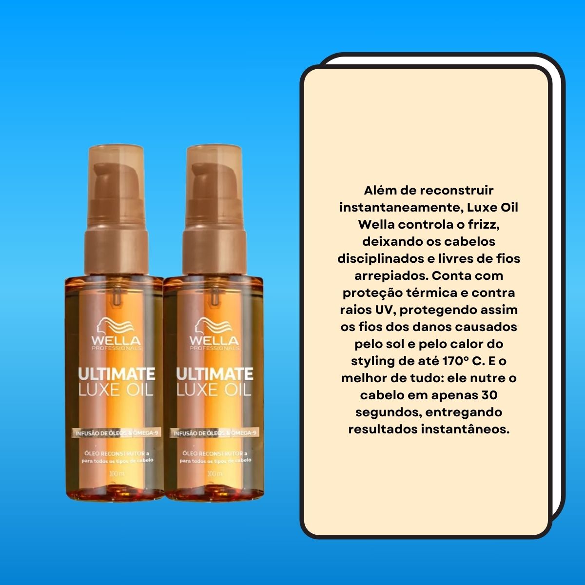 Kit Wella Ultimate Luxe Oil 2 Oleo 100 ml