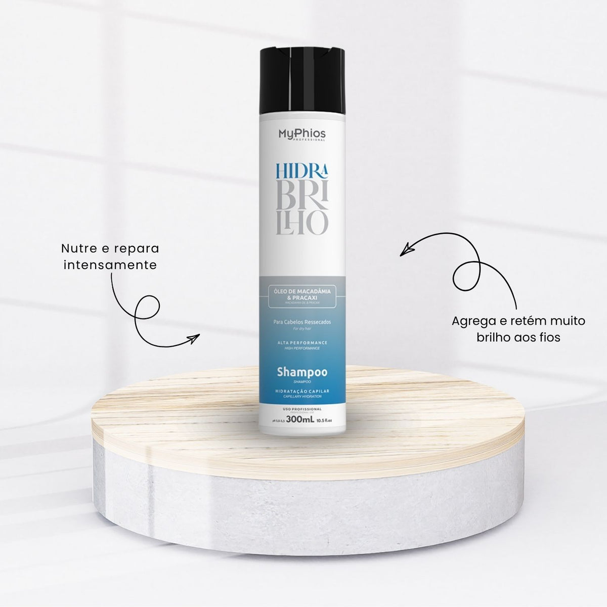Kit MyPhios Hidra Brilho Completo Hidratação Capilar