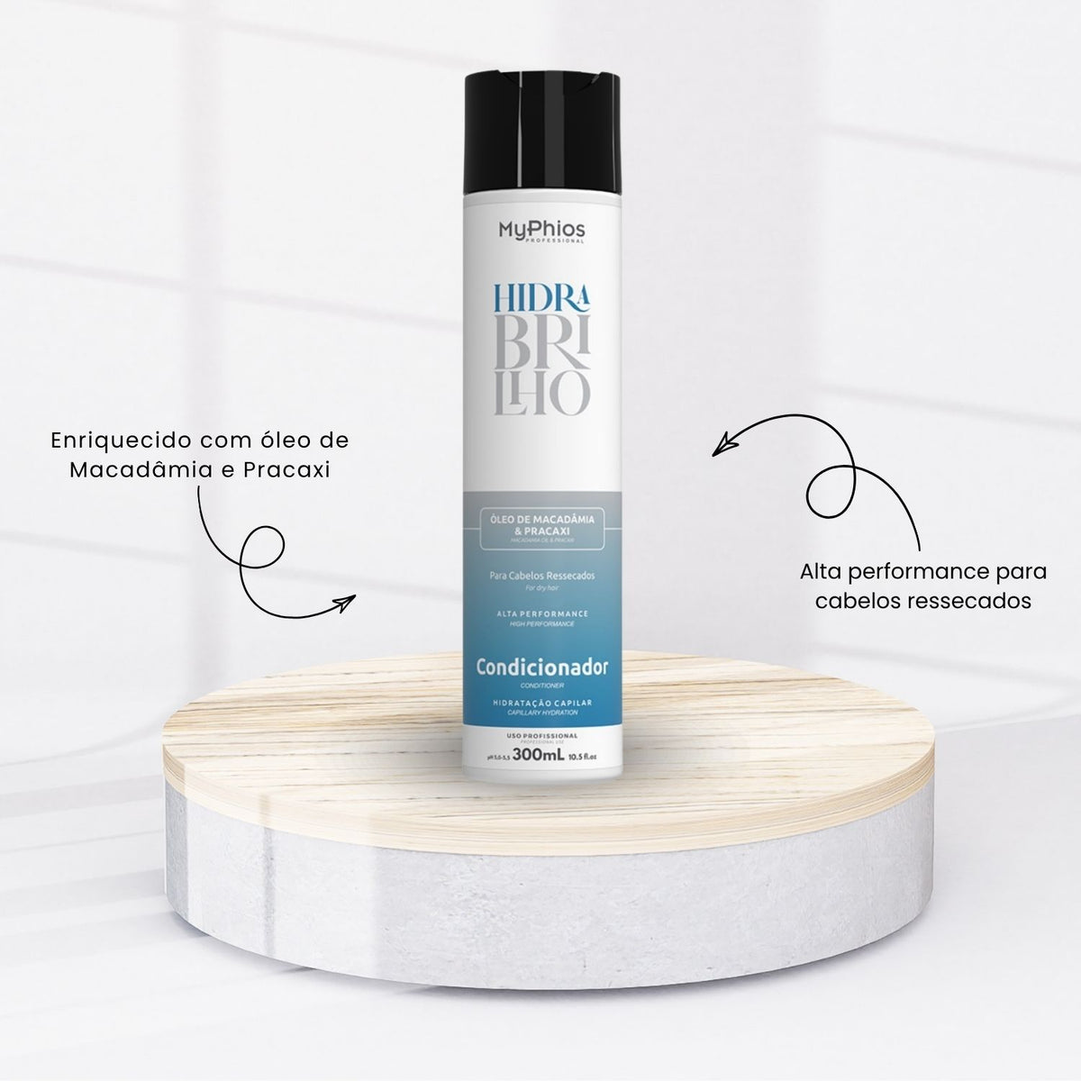 Kit MyPhios Hidra Brilho Completo Hidratação Capilar