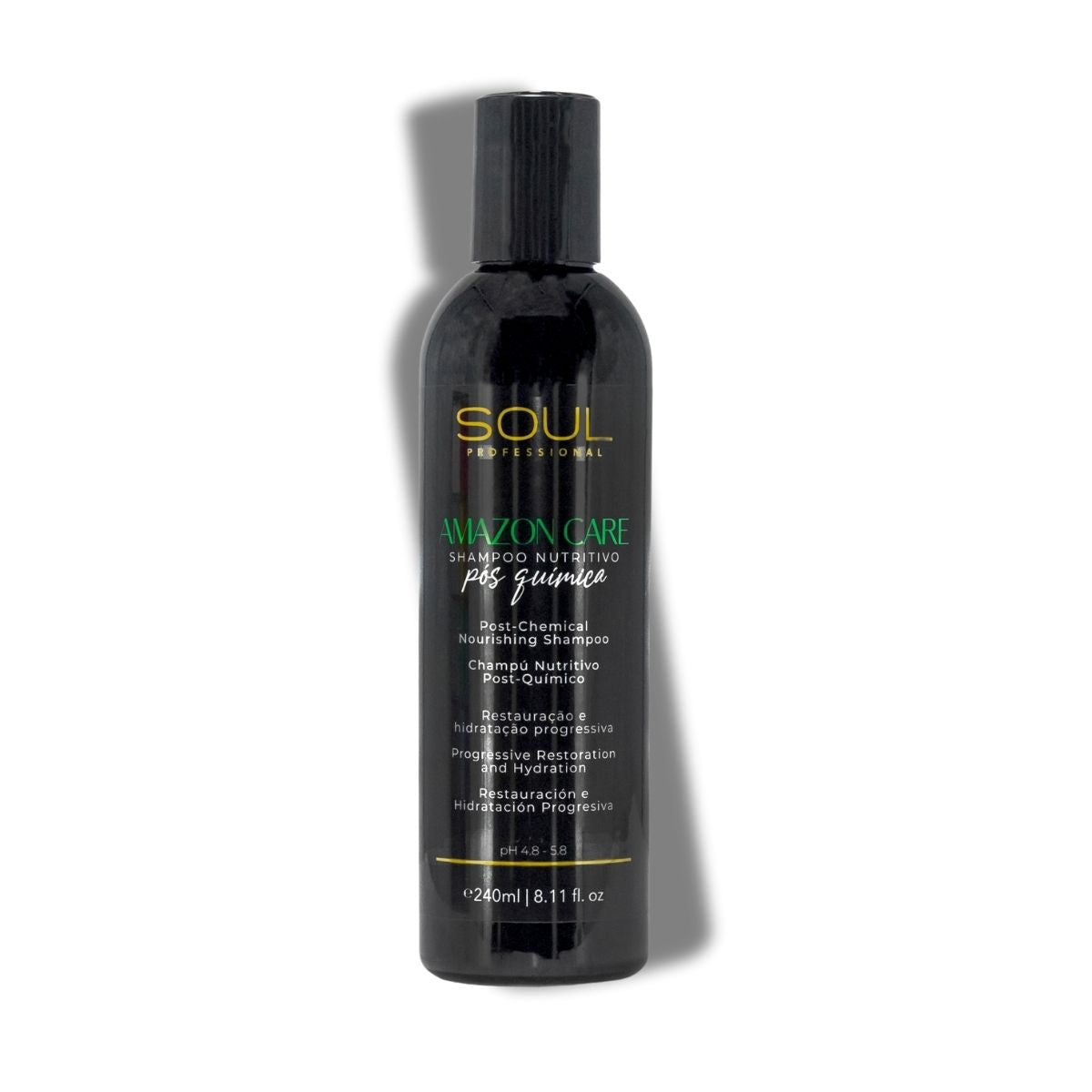 Shampoo Soul Nutritivo Pós Quimica Shampoo Hidratante 240 ml