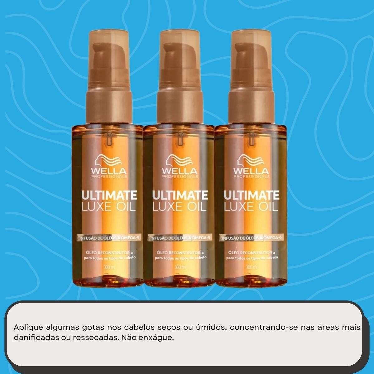 Kit Wella Ultimate Luxe Oil 3 Oleo 100 ml