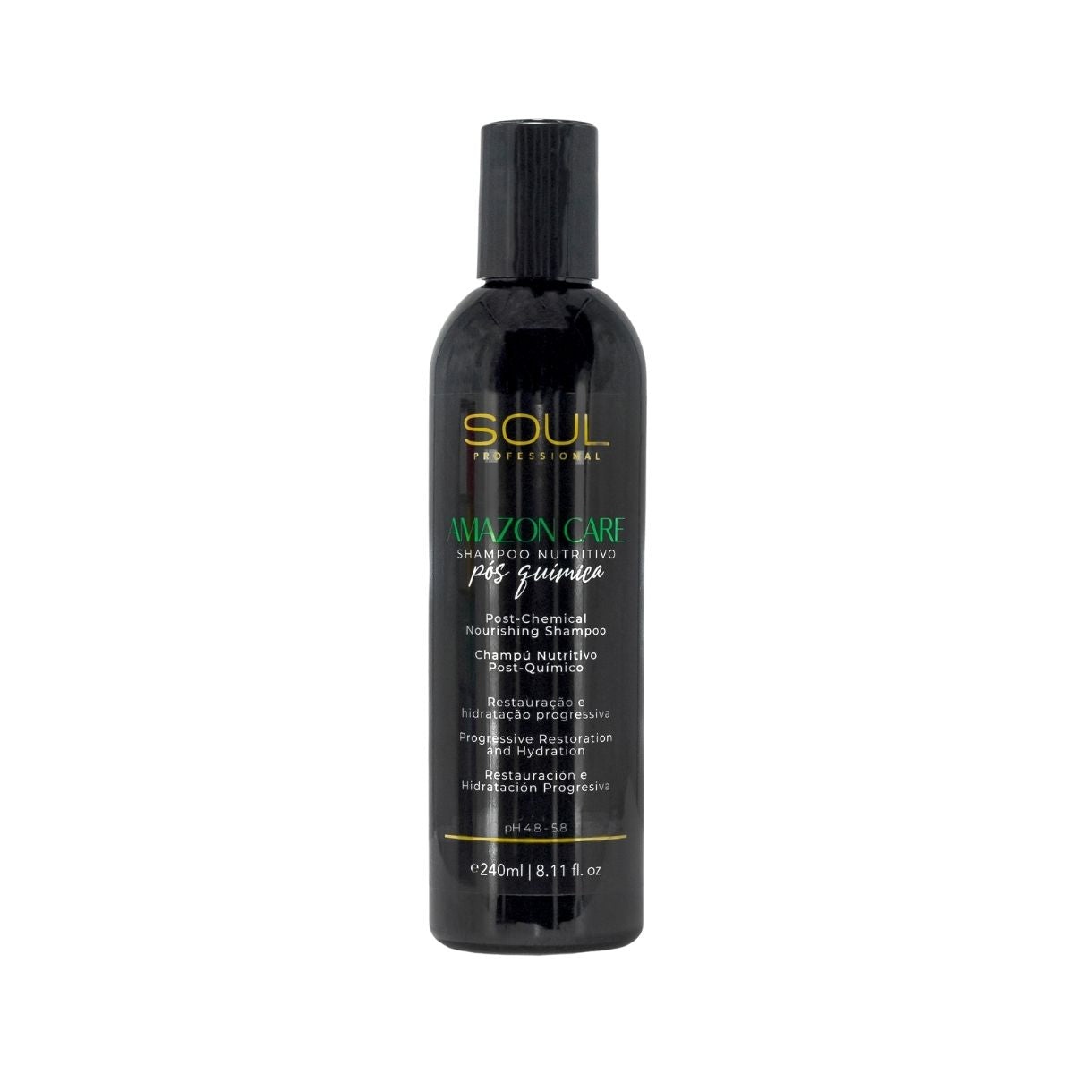 Shampoo Soul Nutritivo Pós Quimica Shampoo Hidratante 240 ml