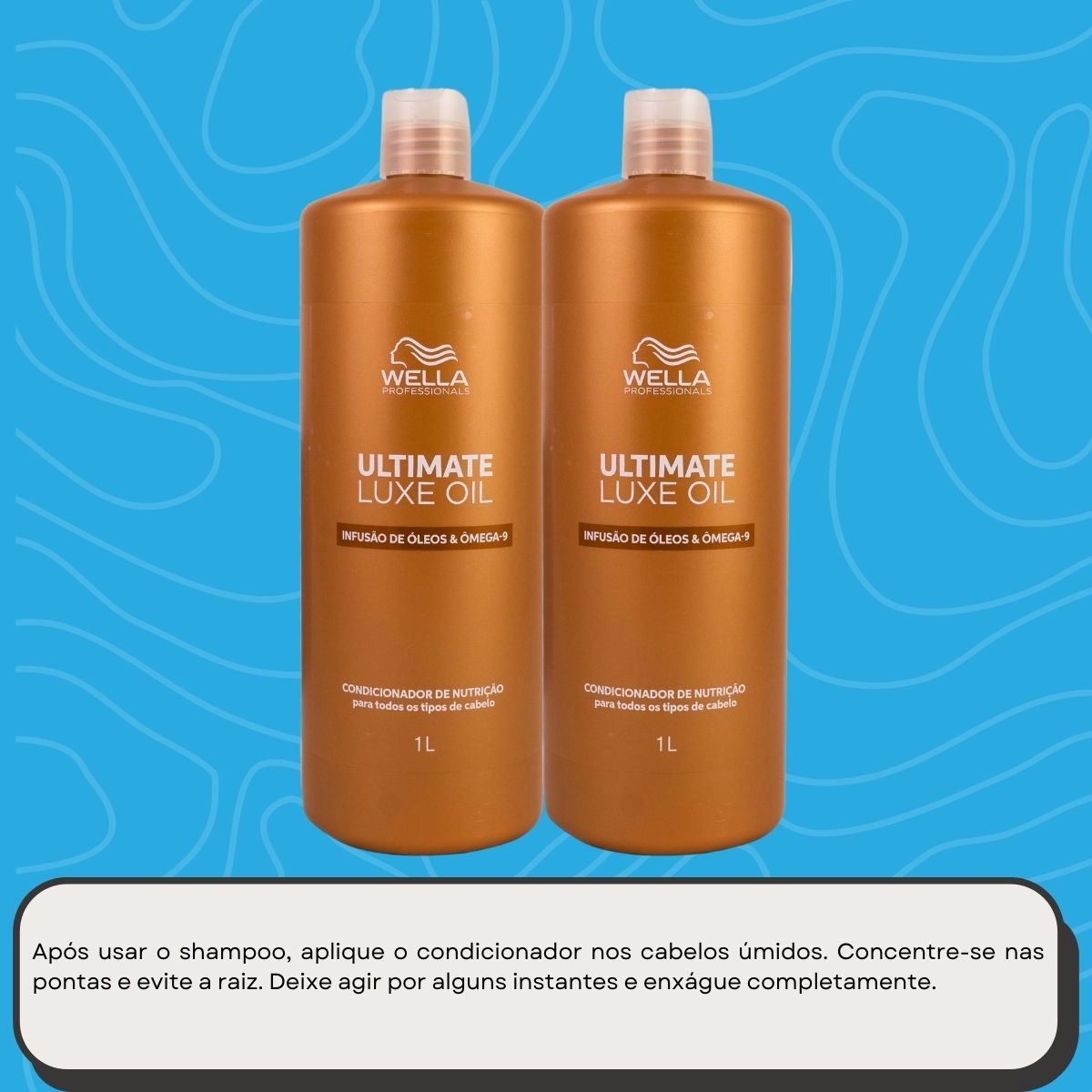 Kit Wella Ultimate Luxe Oil 2 Condicionador 1 Litro