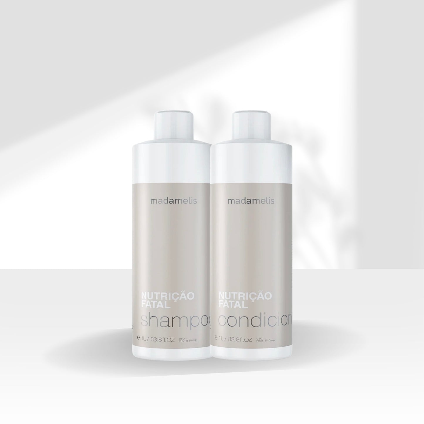 Kit Madamelis Nutrição Fatal Shampoo e Condicionador 1 Litro