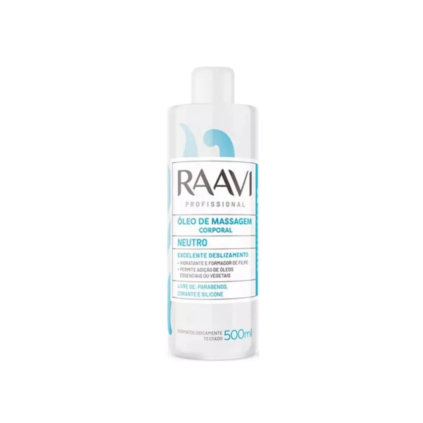 Raavi Oleo de Massagem Corporal Neutro 500 ml