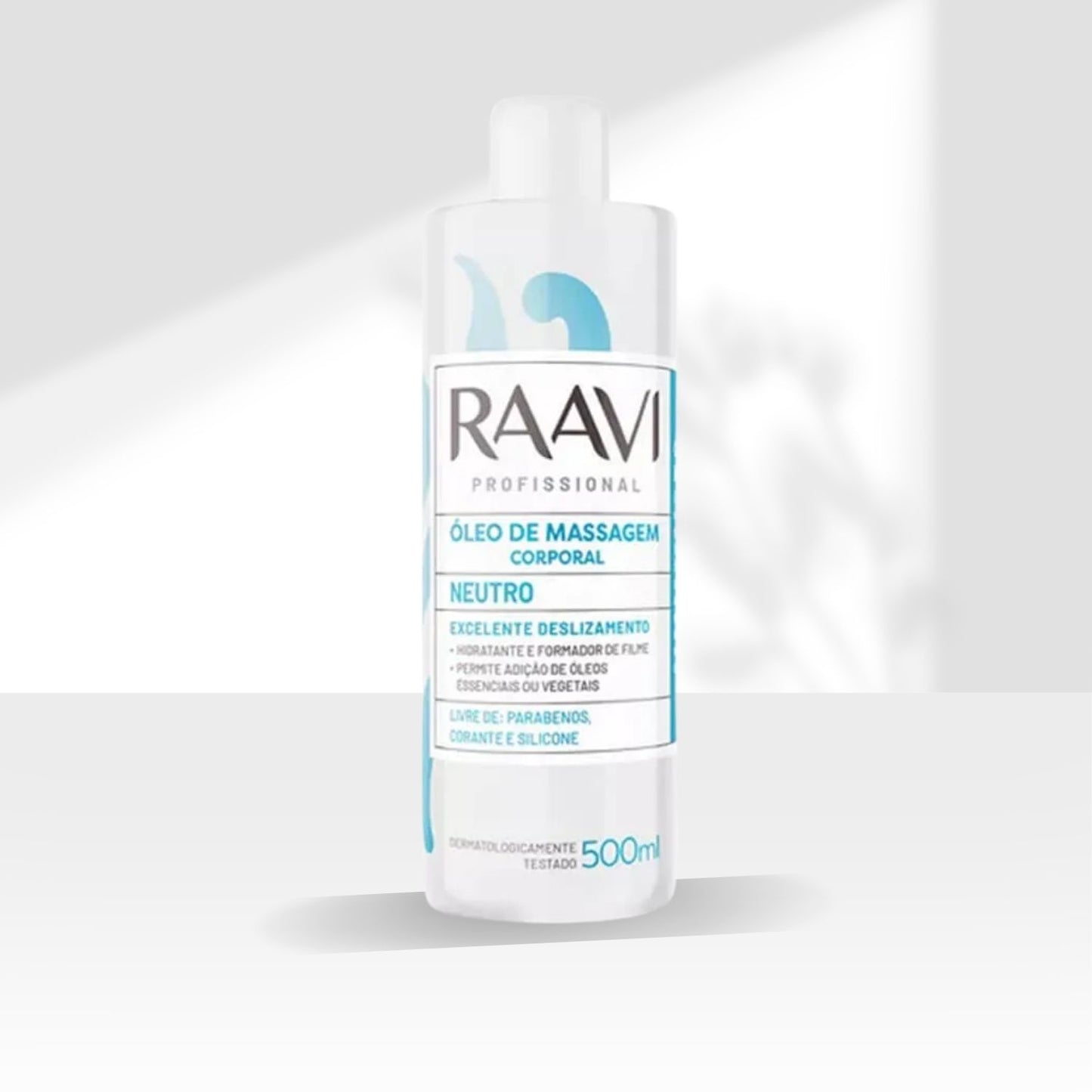 Raavi Oleo de Massagem Corporal Neutro 500 ml