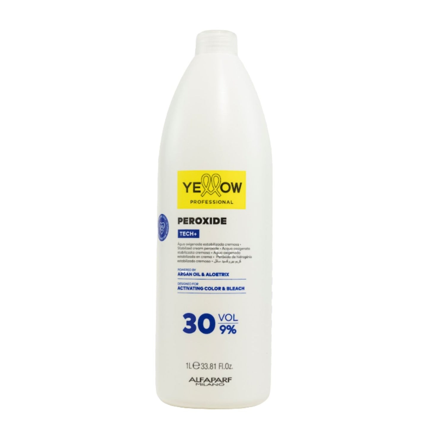 Agua Oxigenada Yellow Estabilizada Cremosa 30 Volume 1 Litro