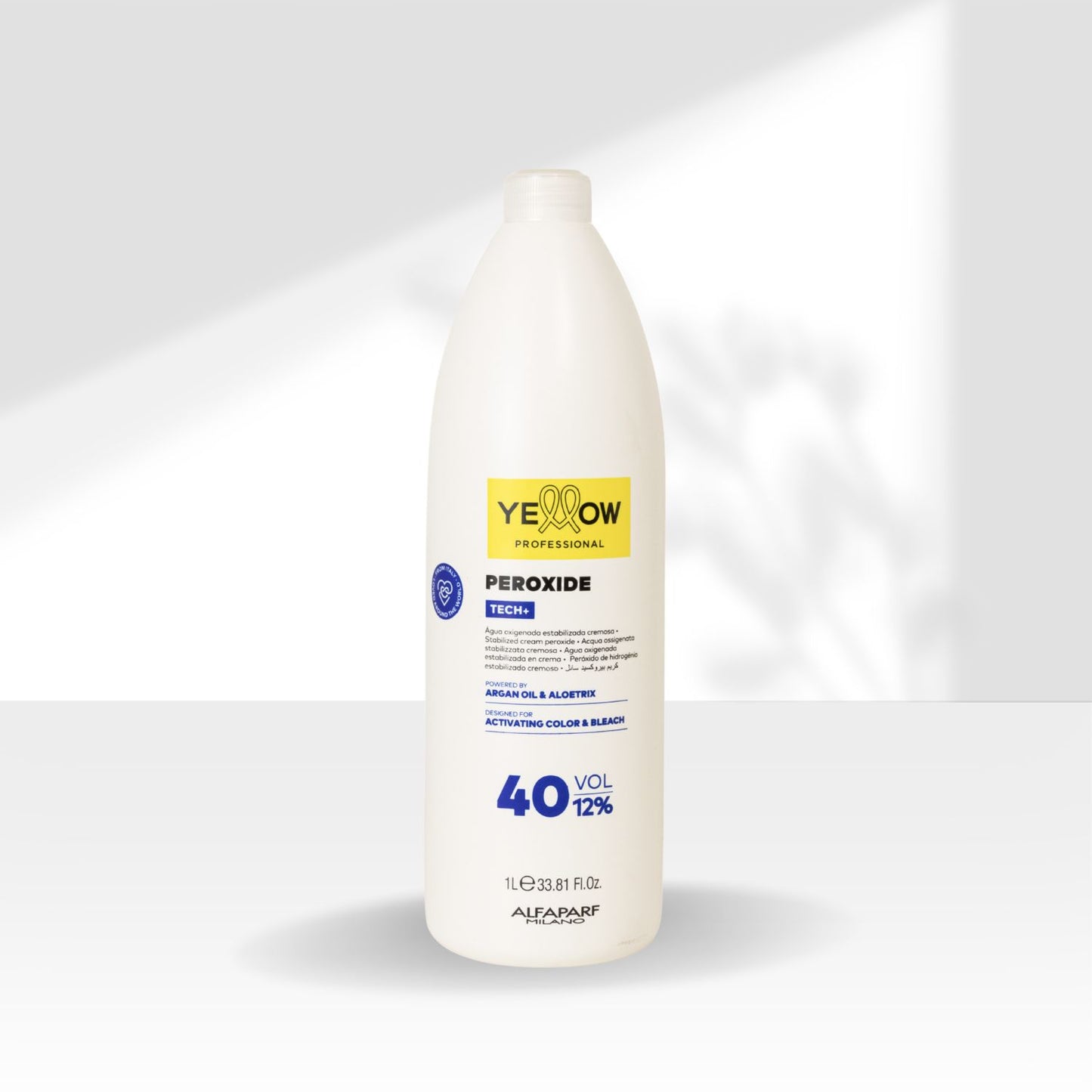 Agua Oxigenada Yellow Estabilizada Cremosa 40 Volume 1 Litro