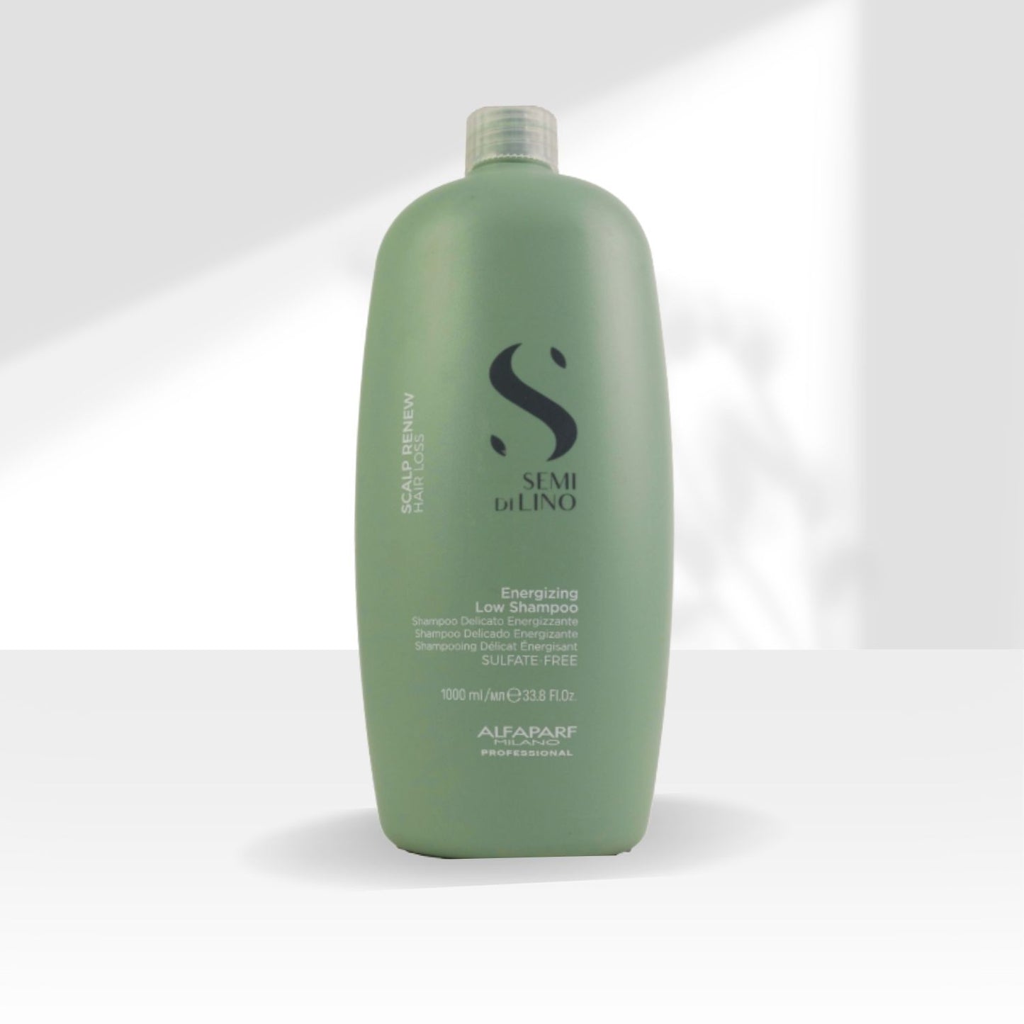 Shampoo Alfaparf Semi Di Lino Scalp Renew Energizing Low Shampoo para Cabelo Oleoso 1 Litro