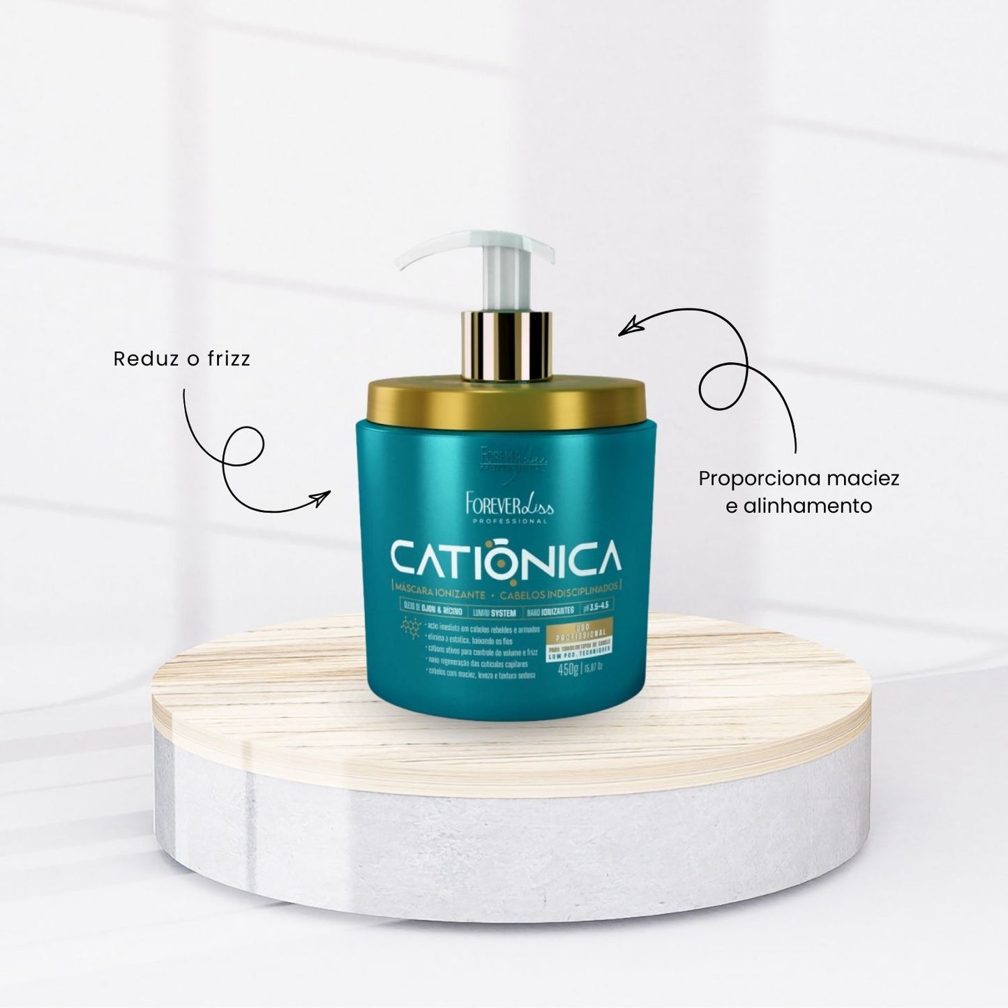 Máscara Forever Liss Catiônica 450 g