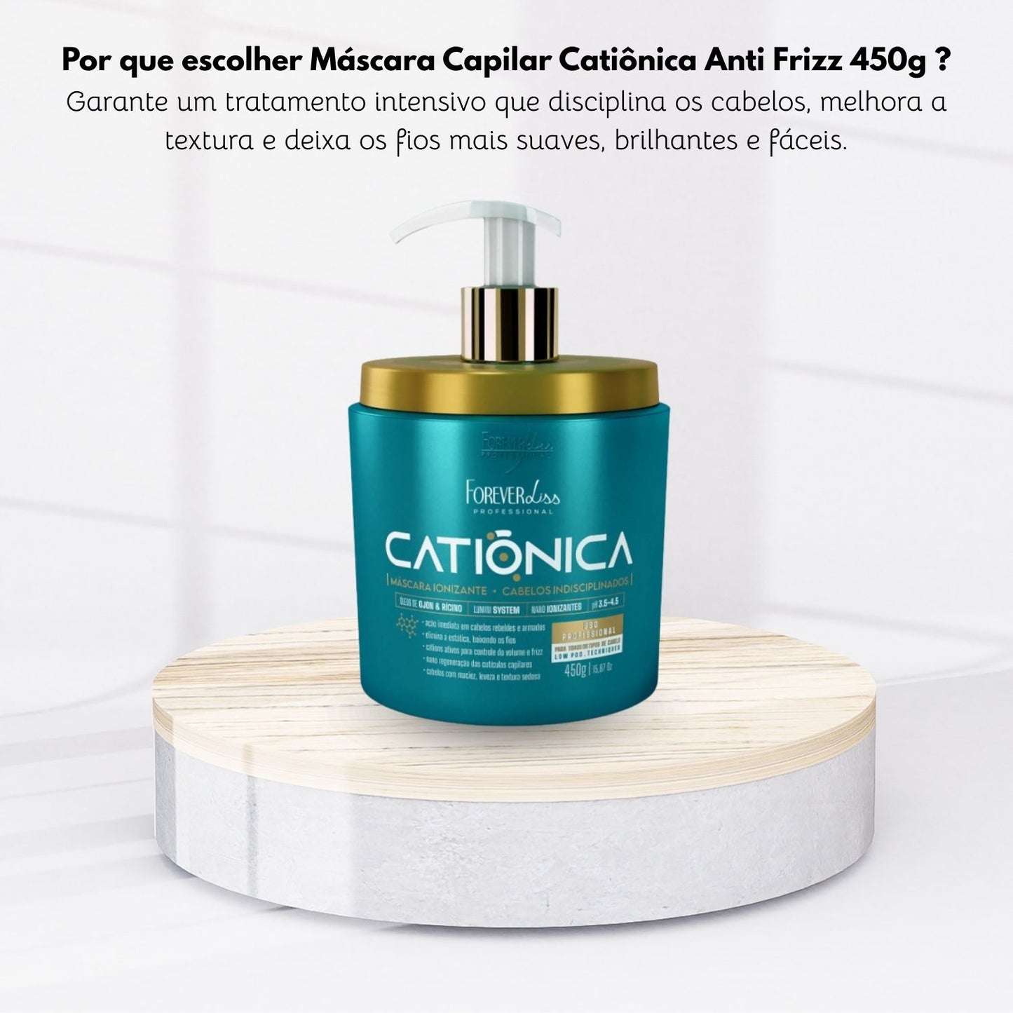 Máscara Forever Liss Catiônica 450 g