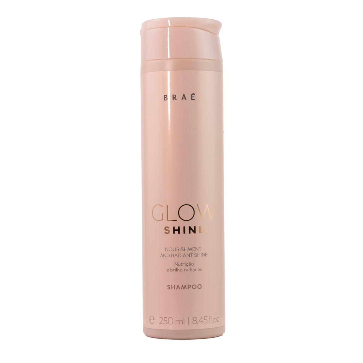 Shampoo Braé Glow Shine Nutrição e Brilho Shampoo Hidratante 250 ml