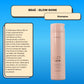 Shampoo Braé Glow Shine Nutrição e Brilho Shampoo Hidratante 250 ml