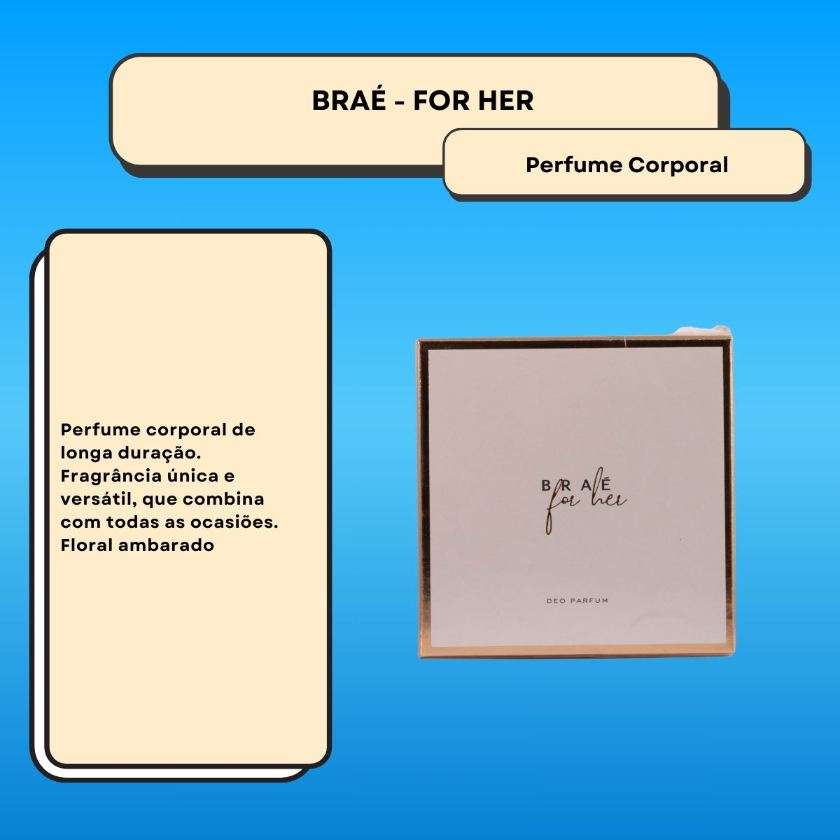 Braé For Her Deo Parfum 100 ml