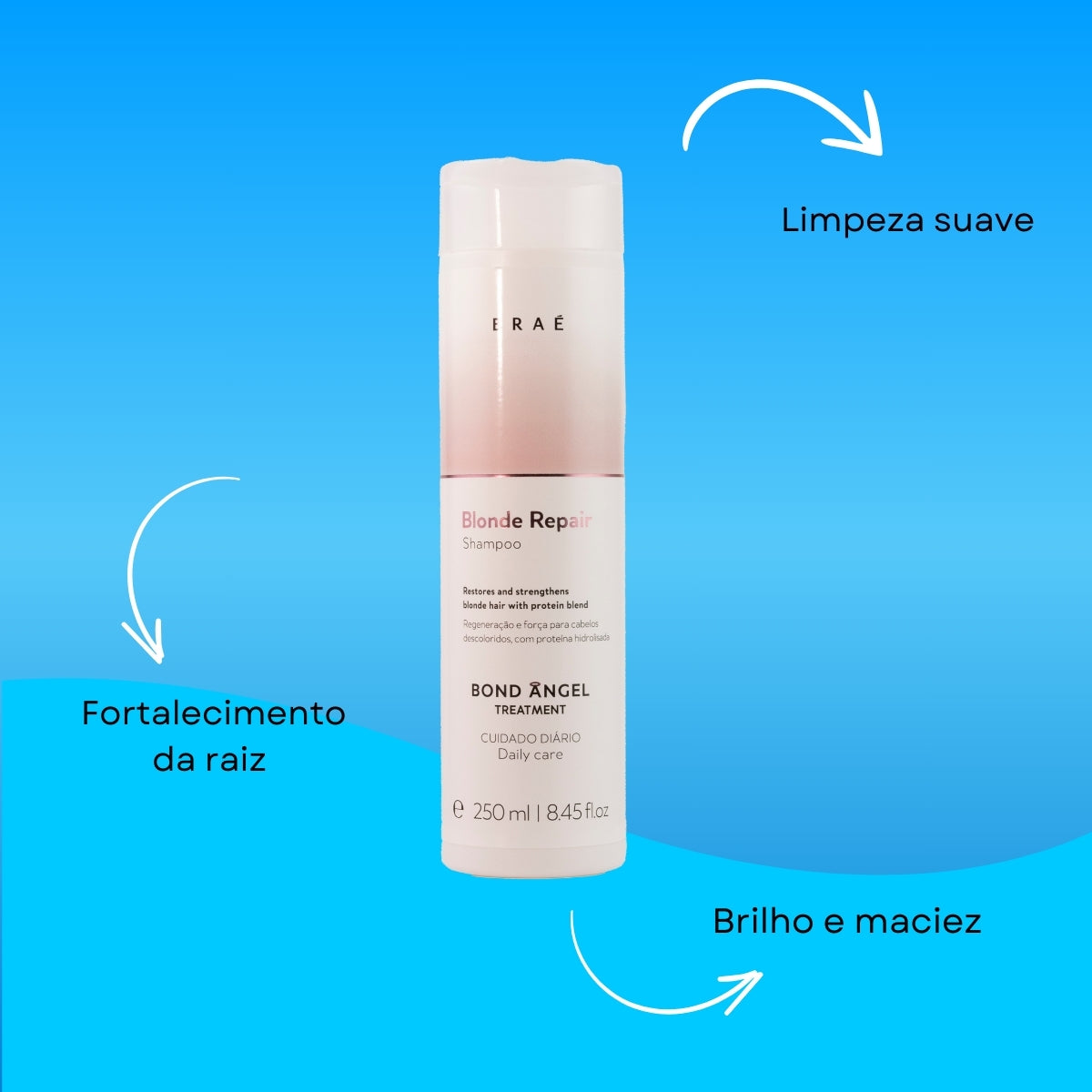 Shampoo Braé Blonde Repair Bond Angel 250 ml