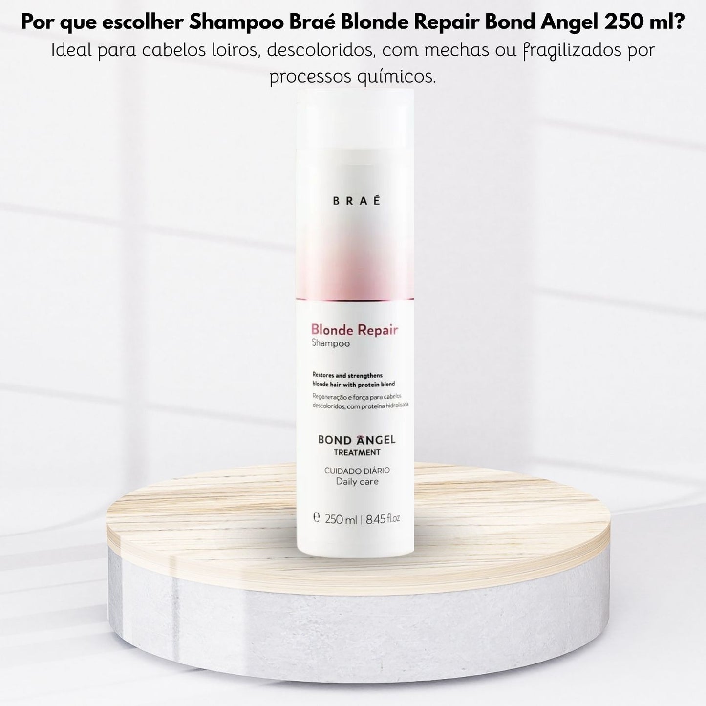 Shampoo Braé Blonde Repair Bond Angel 250 ml