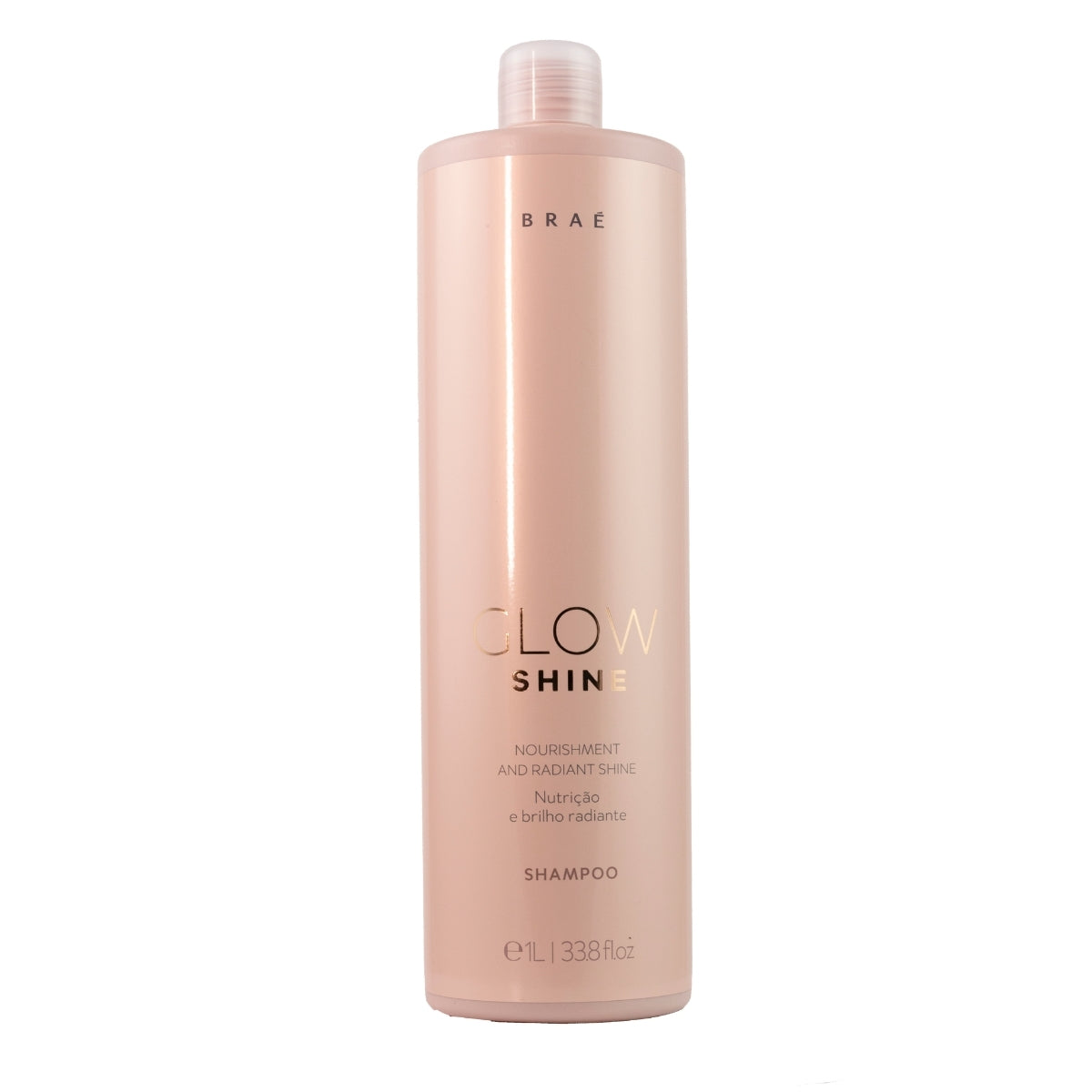 Shampoo Braé Glow Shine Nutrição e Brilho Shampoo Hidratante 1 Litro