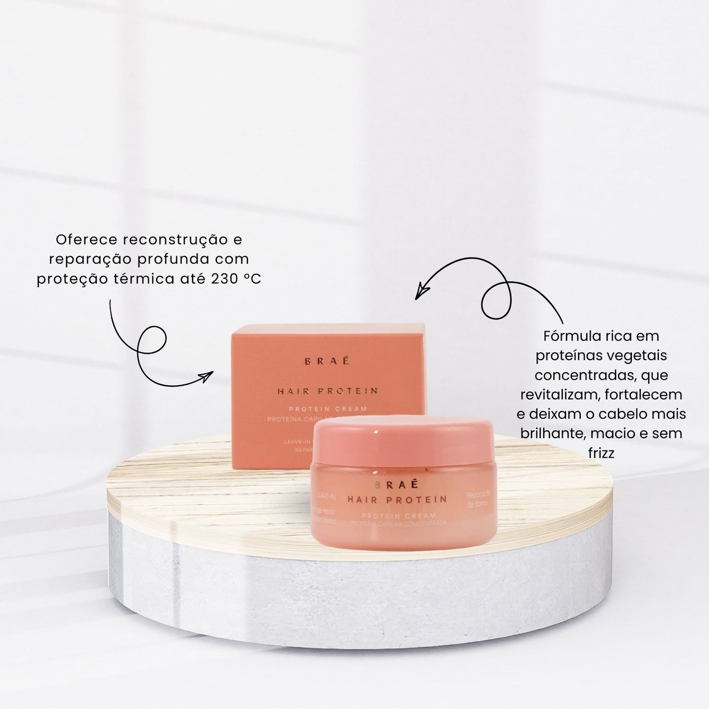 Leave-in Braé Hair Protein Cream 80 g