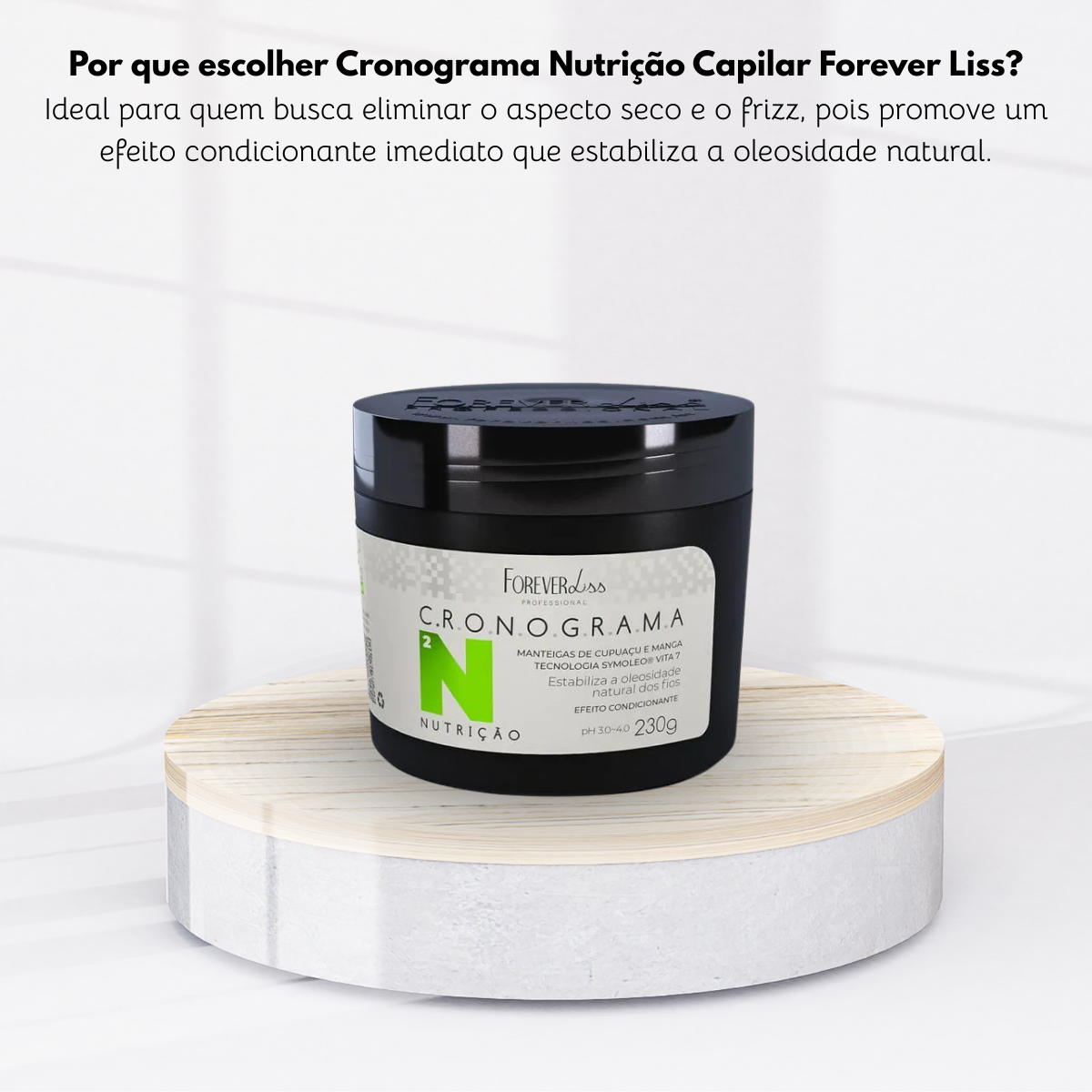 Máscara Forever Liss Cronograma Nutricao 230 g