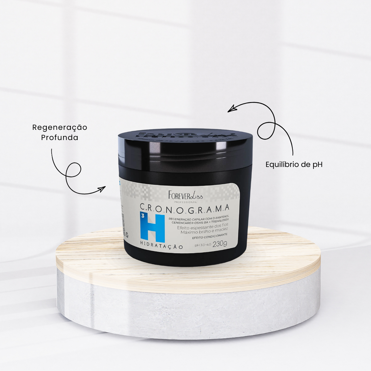 Máscara Forever Liss Cronograma Capilar De Hidrataçao 230 g