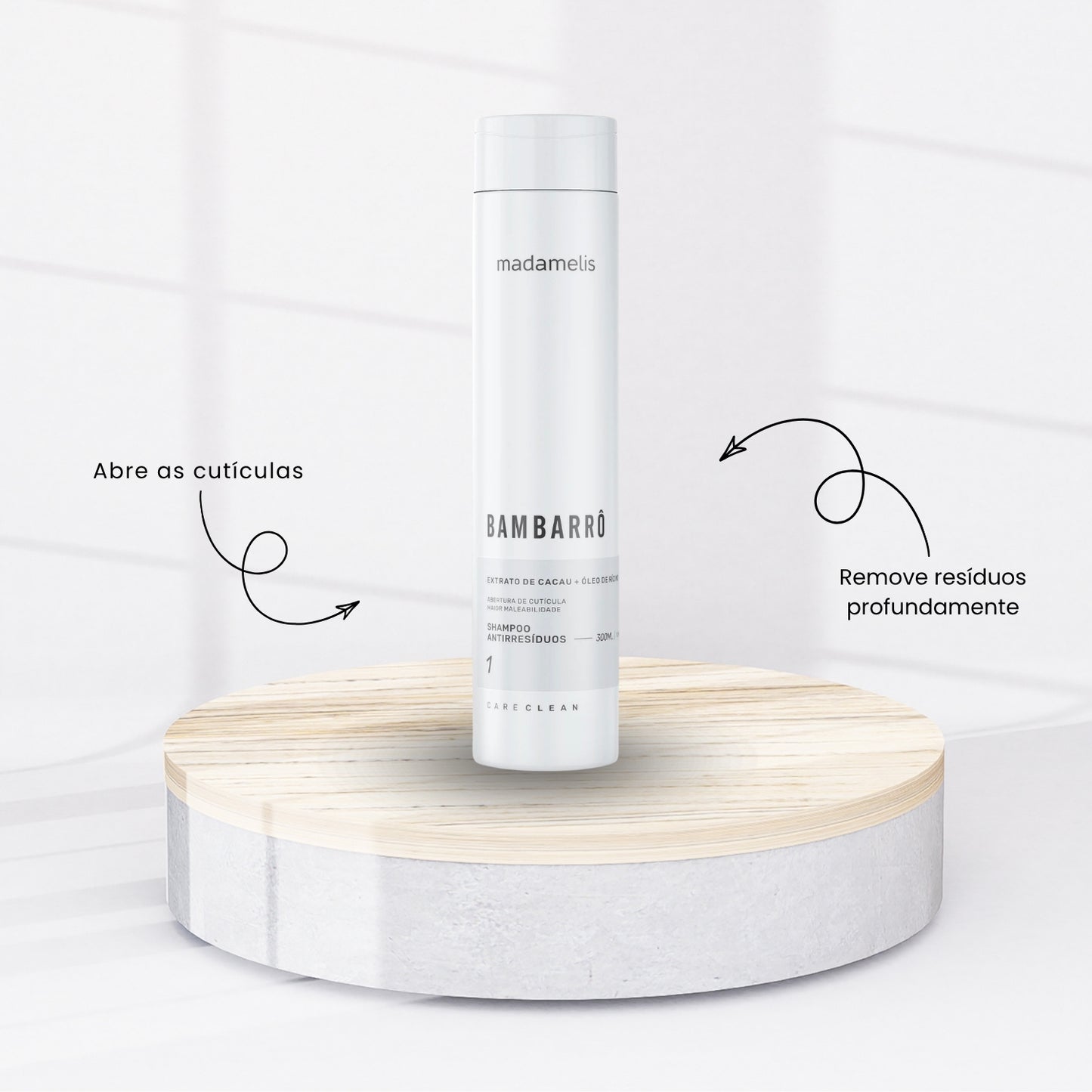 Progressiva Madamelis Bambarrô Alinhamento Capilar Shampoo 300 ml