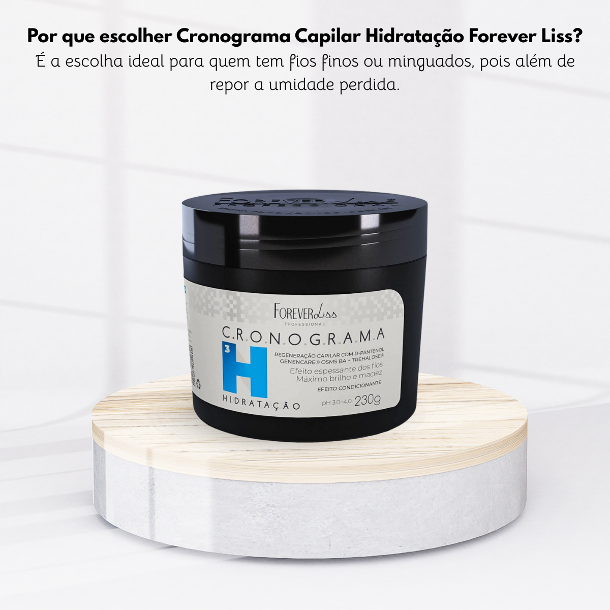 Máscara Forever Liss Cronograma Capilar De Hidrataçao 230 g