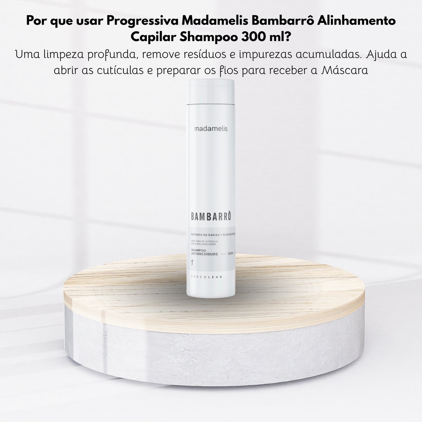 Progressiva Madamelis Bambarrô Alinhamento Capilar Shampoo 300 ml