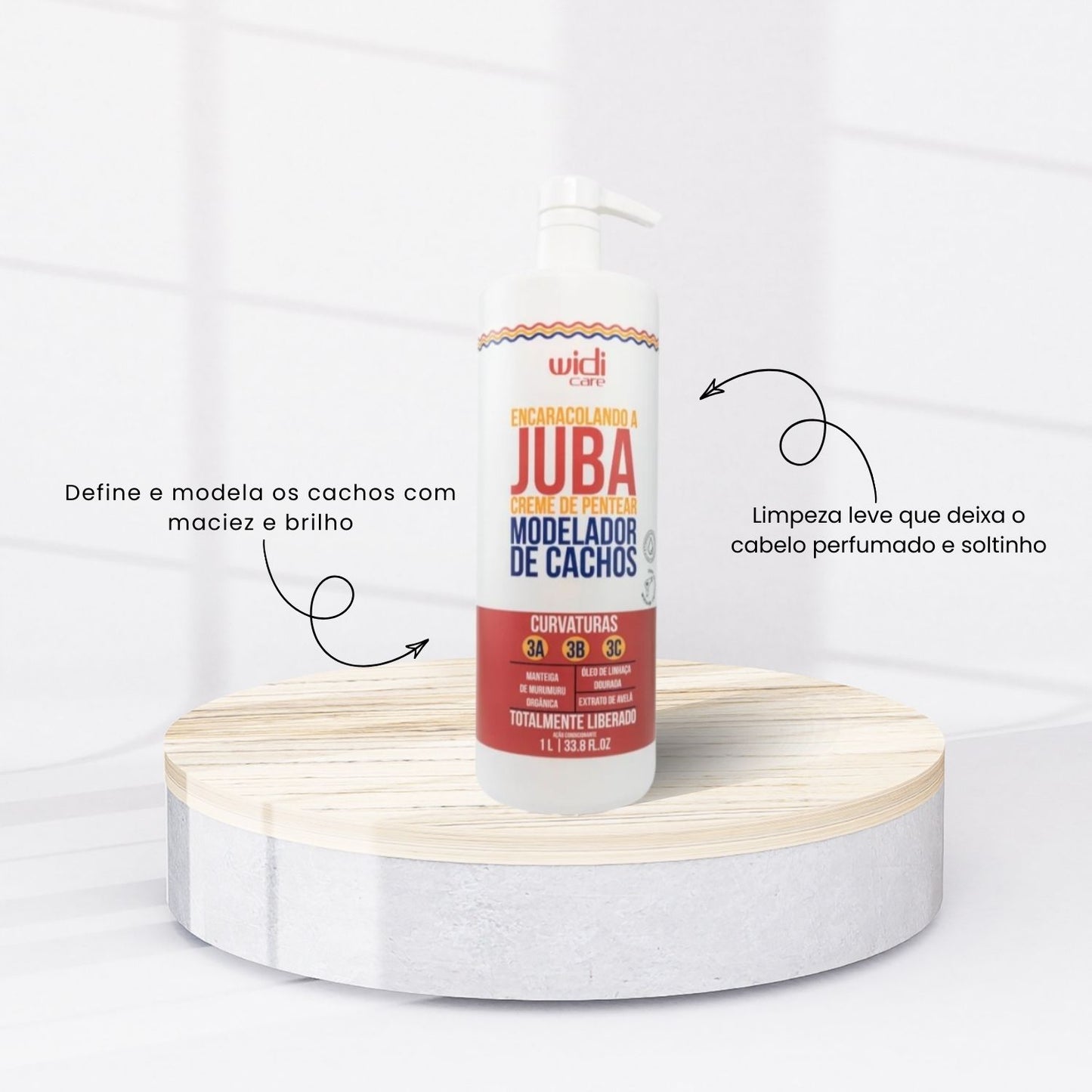 Creme de Pentear Widi Care Encaracolando a Juba 1 Litro