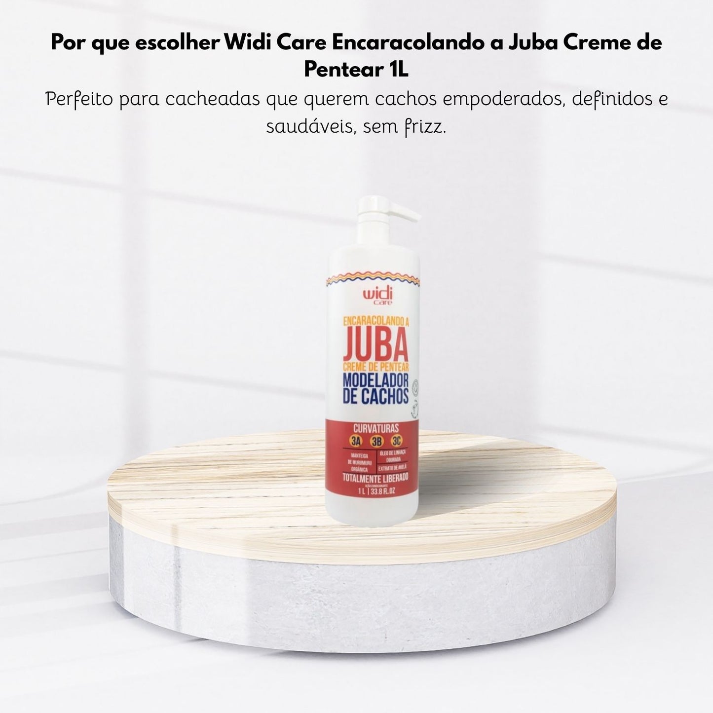 Creme de Pentear Widi Care Encaracolando a Juba 1 Litro