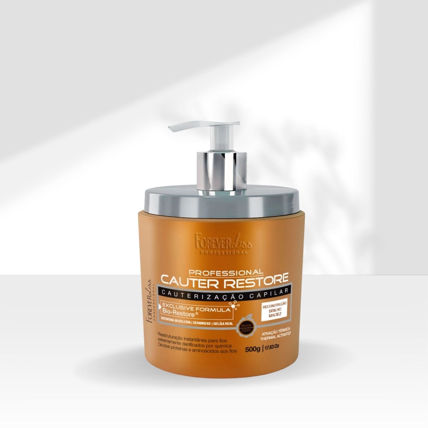 Máscara Forever Liss Cauter Restore Passo Único 500 g