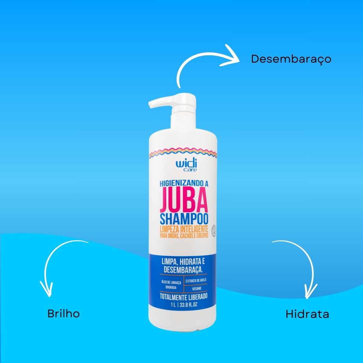 Shampoo Widi Care Higienizando A Juba 1 Litro
