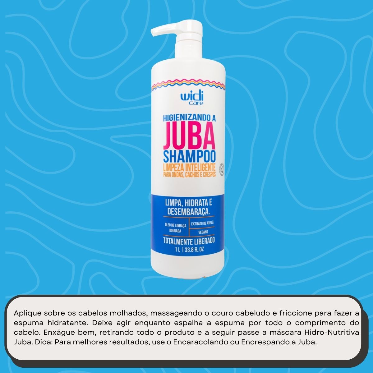 Shampoo Widi Care Higienizando A Juba 1 Litro