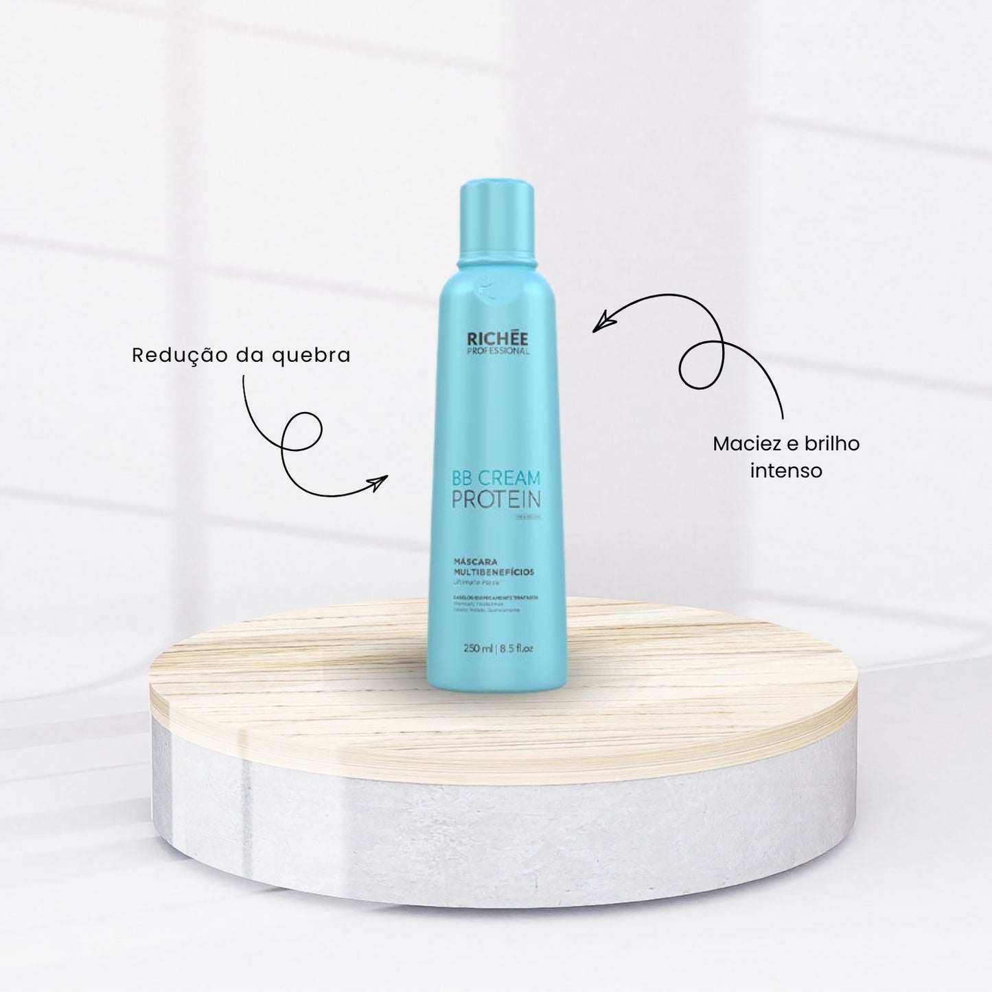Máscara Richée BB Cream Protein Multibenefícios 250 ml