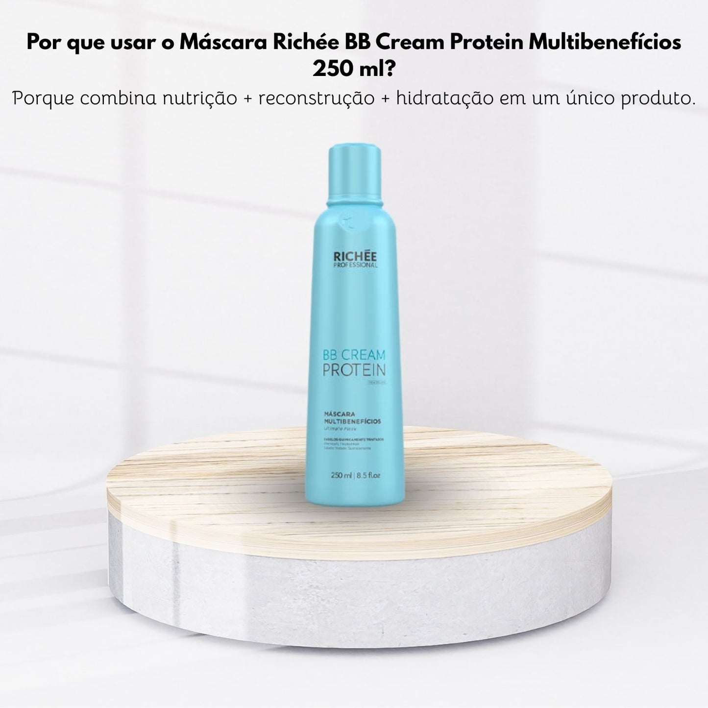 Máscara Richée BB Cream Protein Multibenefícios 250 ml