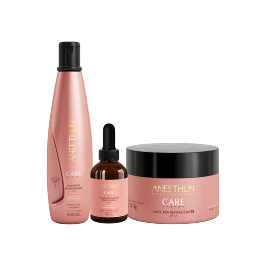 Kit Aneethun Care Shampoo 300m + Máscara 250 g + Scalp 40 ml