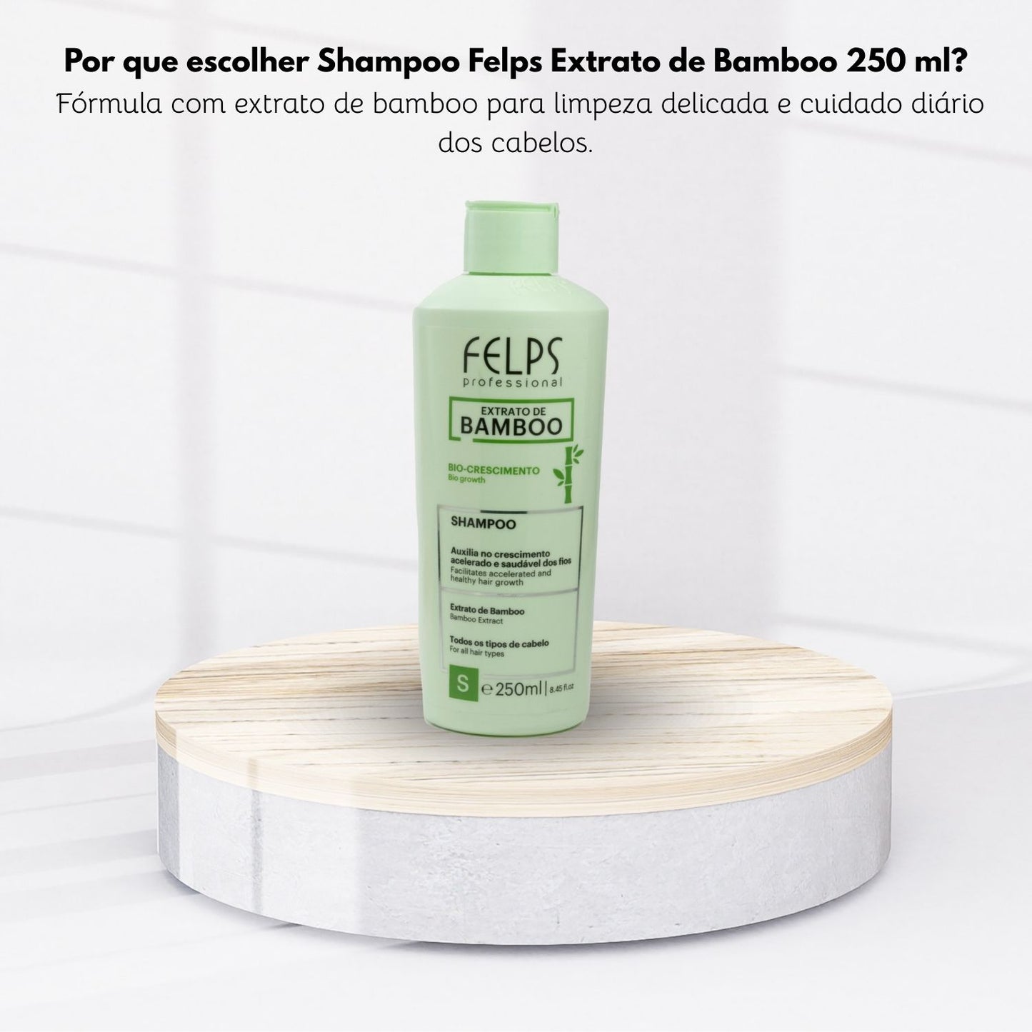 Shampoo Felps Extrato de Bamboo 250 ml