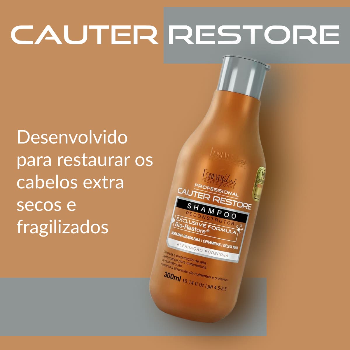 Shampoo Forever Liss Cauter Restore 300 ml