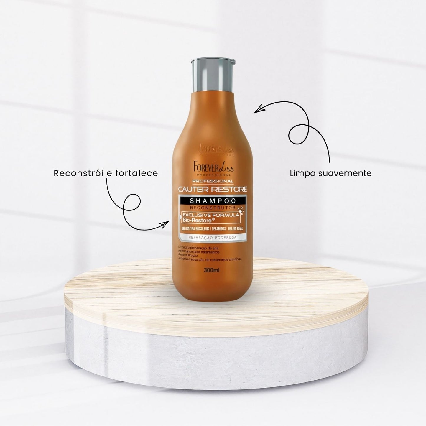 Shampoo Forever Liss Cauter Restore 300 ml