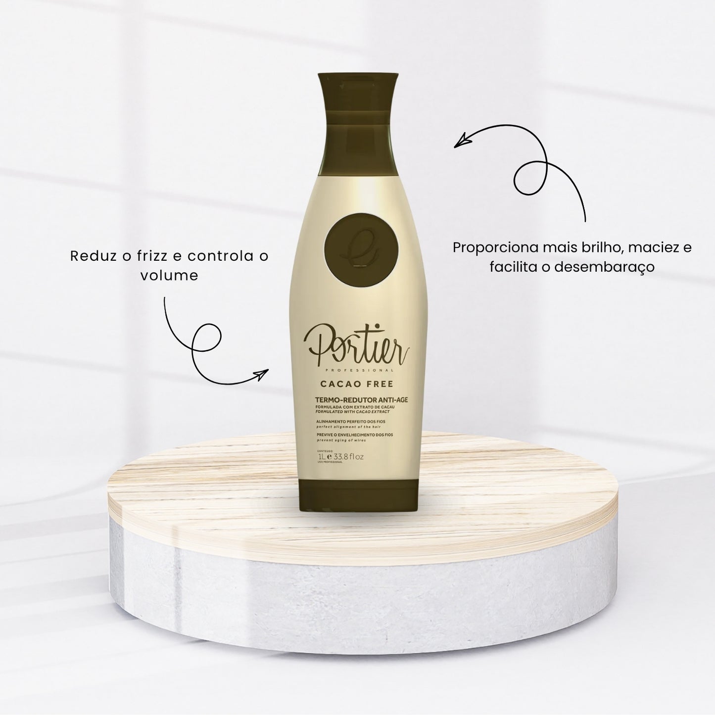 Progressiva Portier Unique Termo Redutor Cacao Free 1 Litro