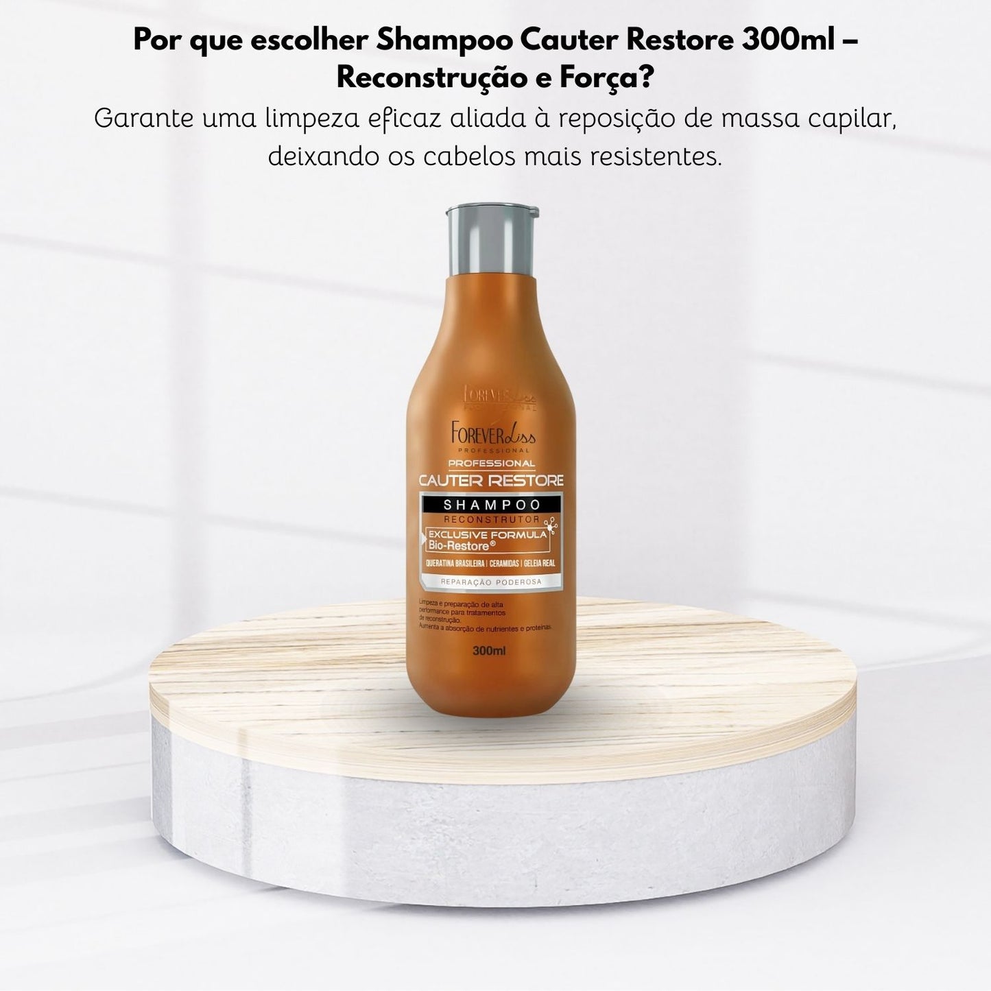 Shampoo Forever Liss Cauter Restore 300 ml