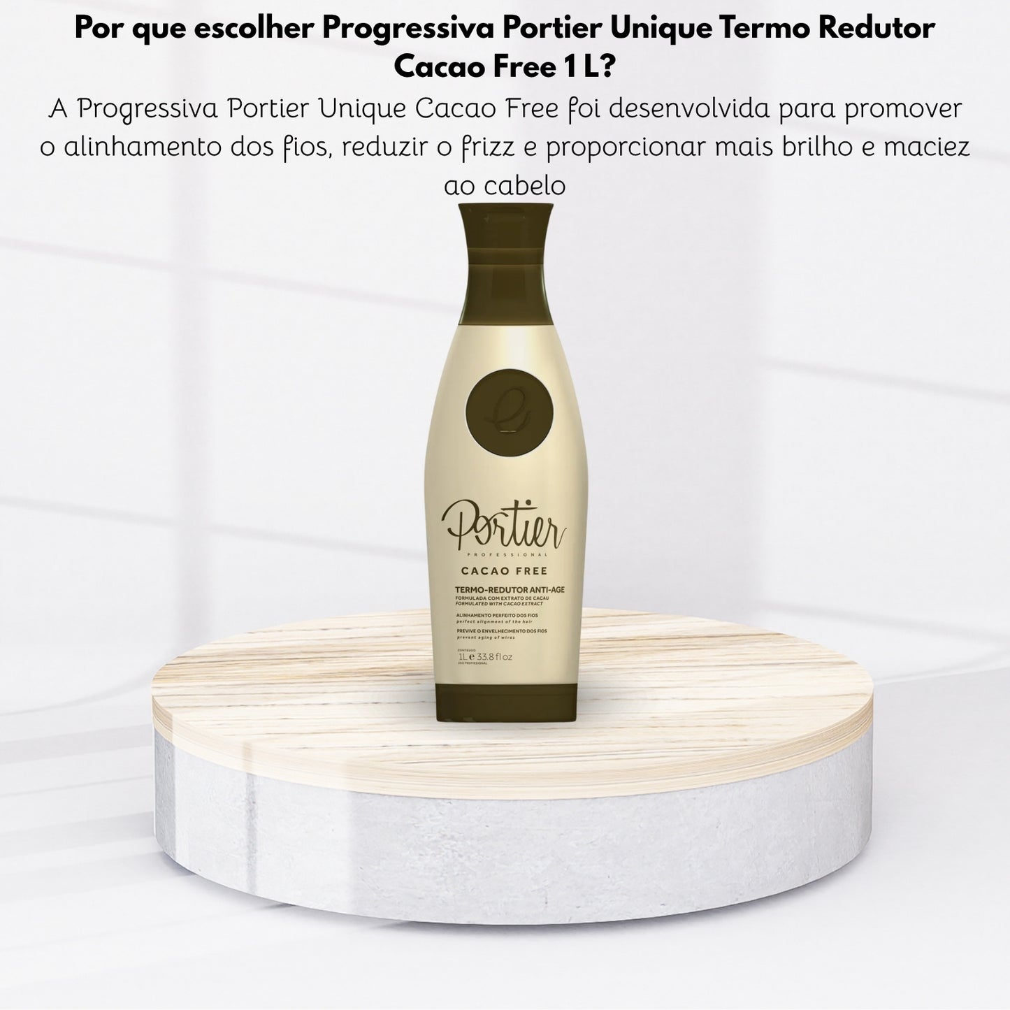 Progressiva Portier Unique Termo Redutor Cacao Free 1 Litro
